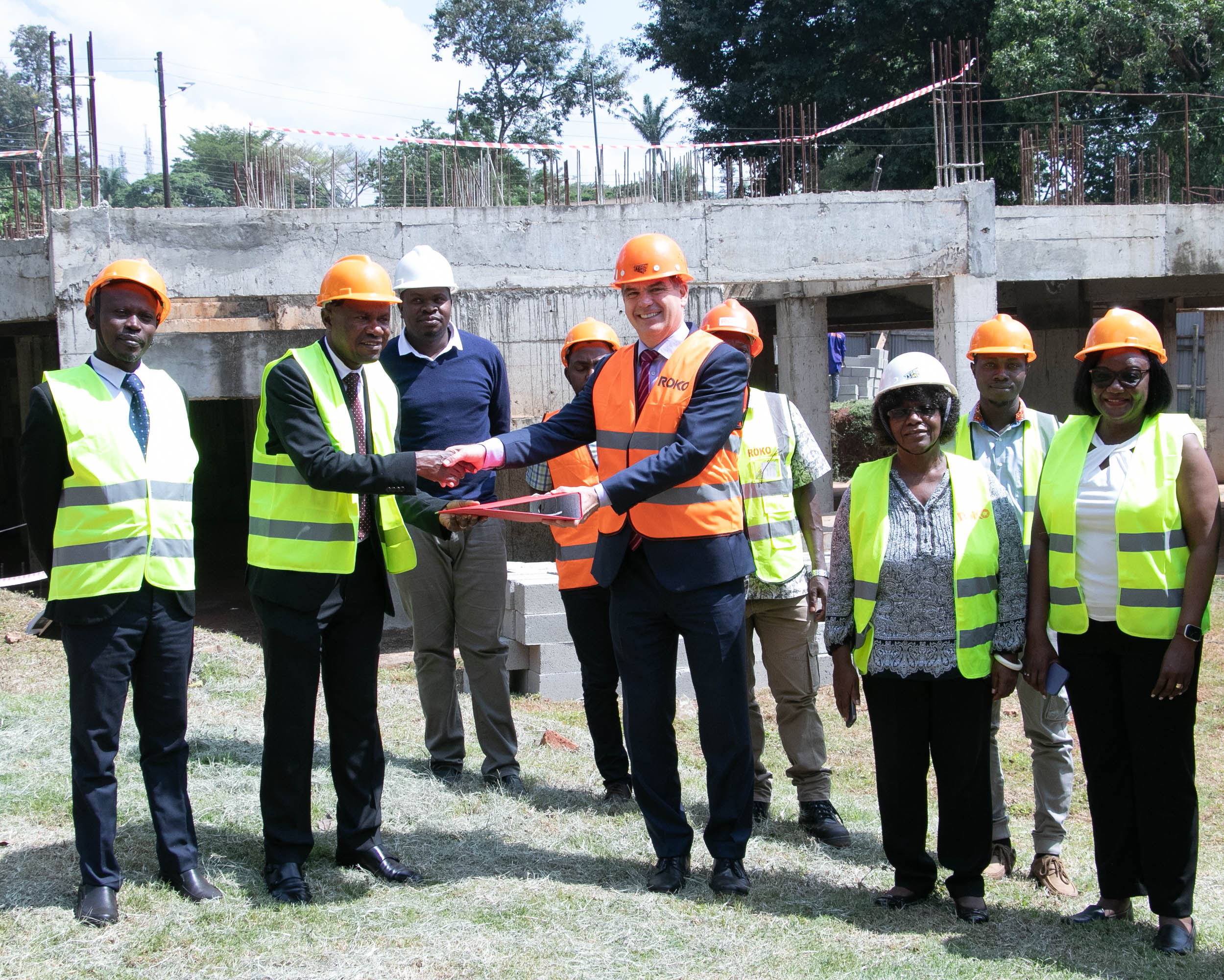 Construction Of Makerere University School Of Public Health Building ...