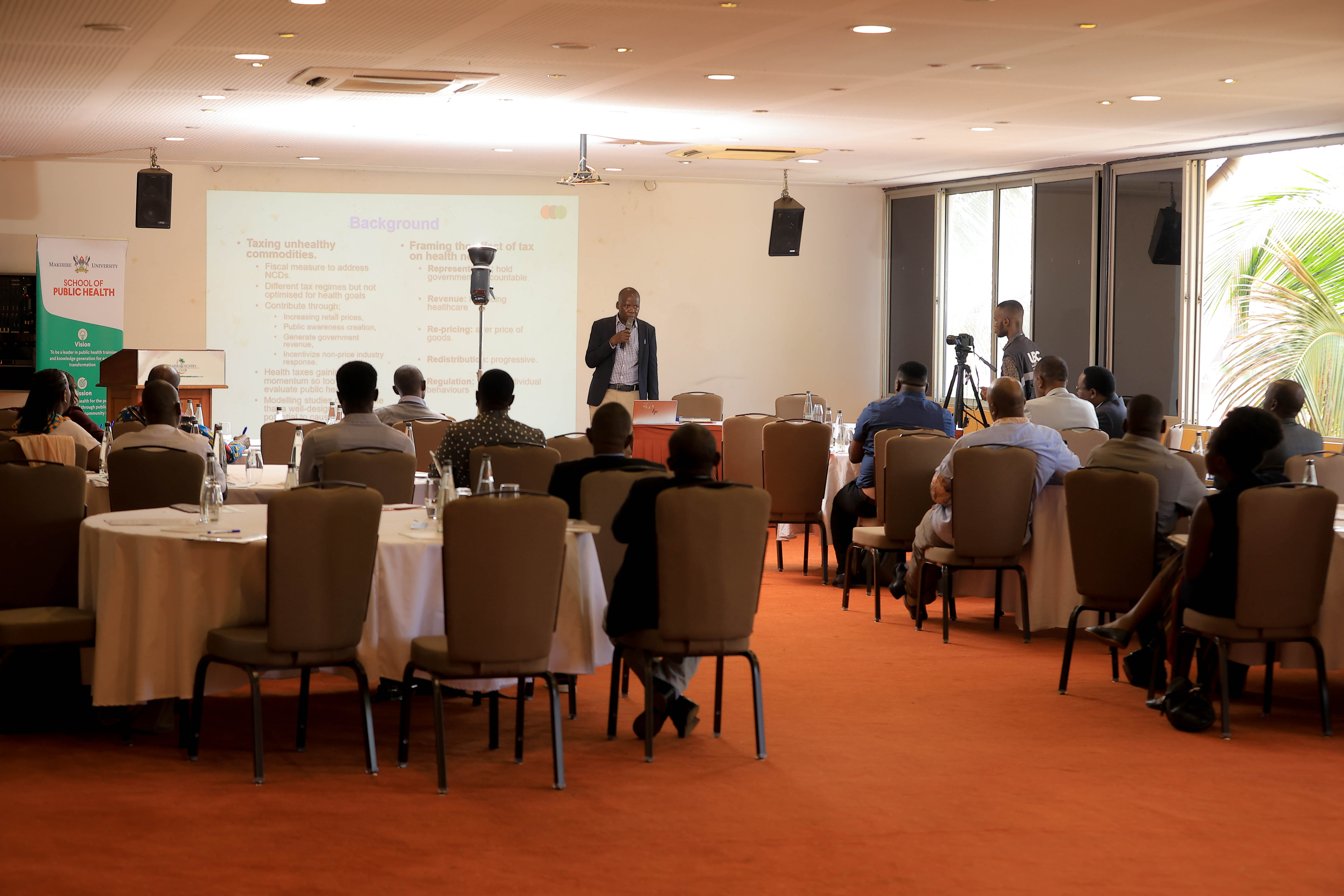 Dr. Eric Segujja, a public health systems researcher at at Makerere University School of Public Health (MakSPH)