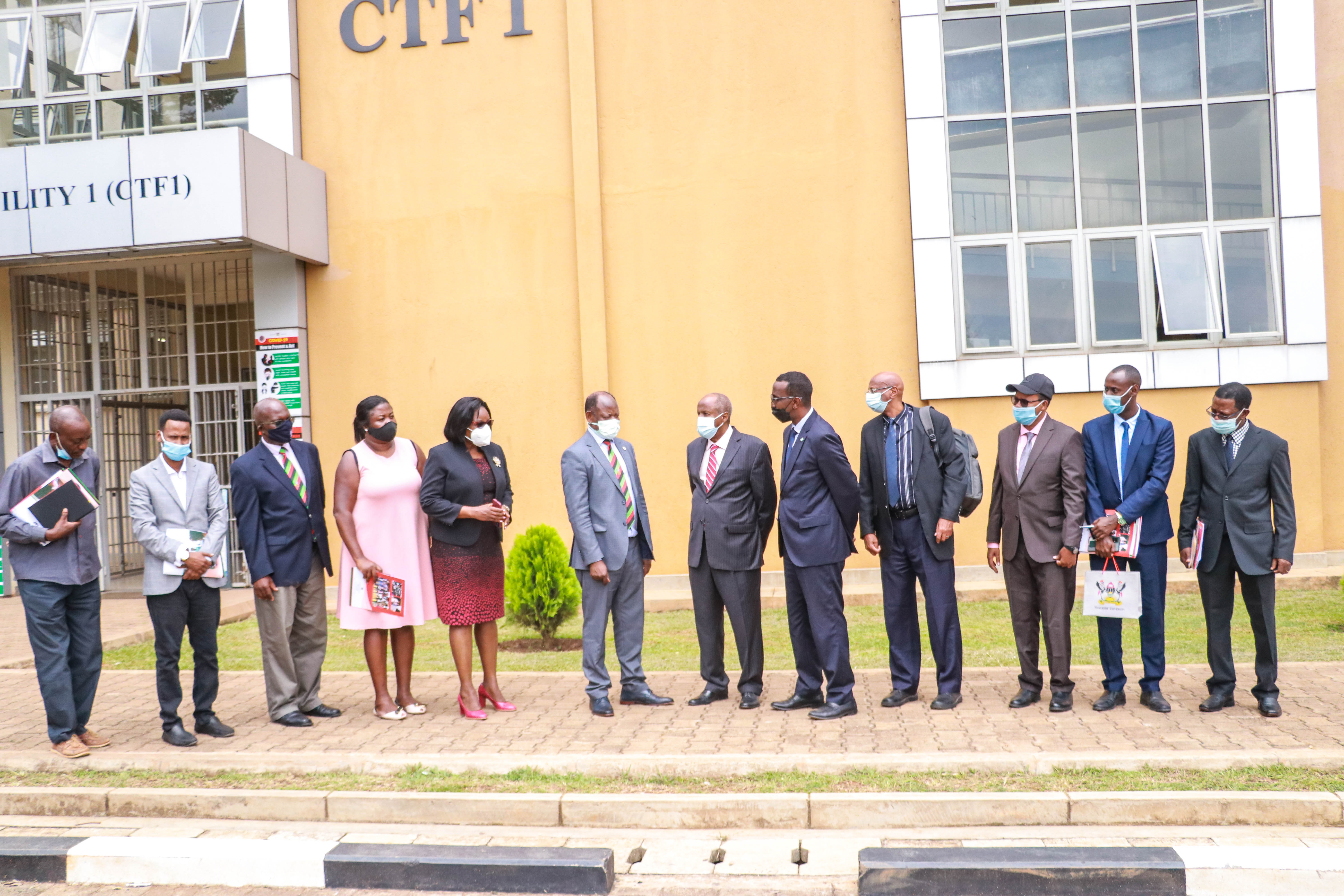 Mak VC sees off the Somali Ambassador to Uganda and the delegation from Somali National University at Makerere University, Kampala -Uganda