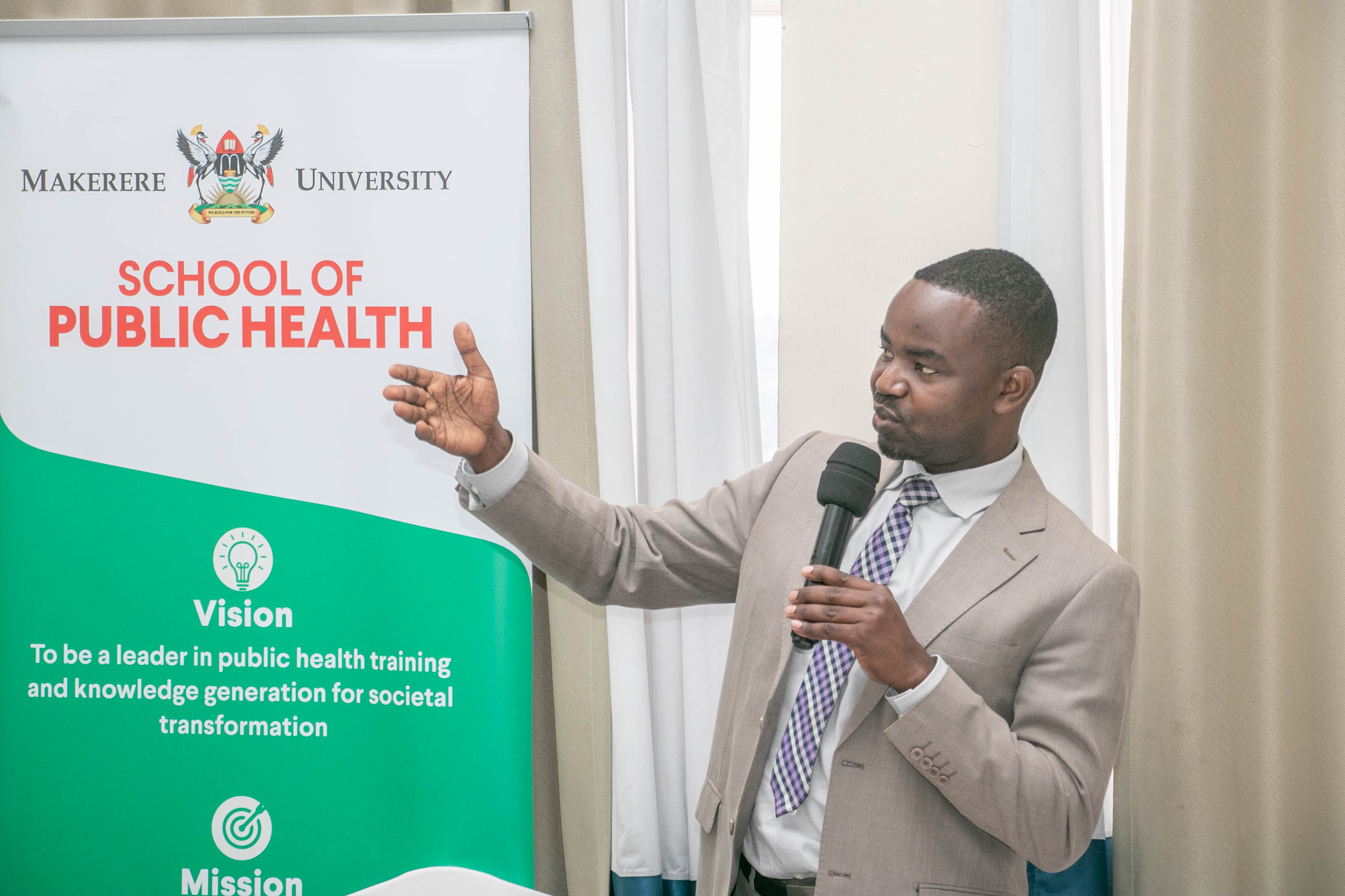 Dr. Richard Mugahi, the Assistant Commissioner for Reproductive and Infant Health Services