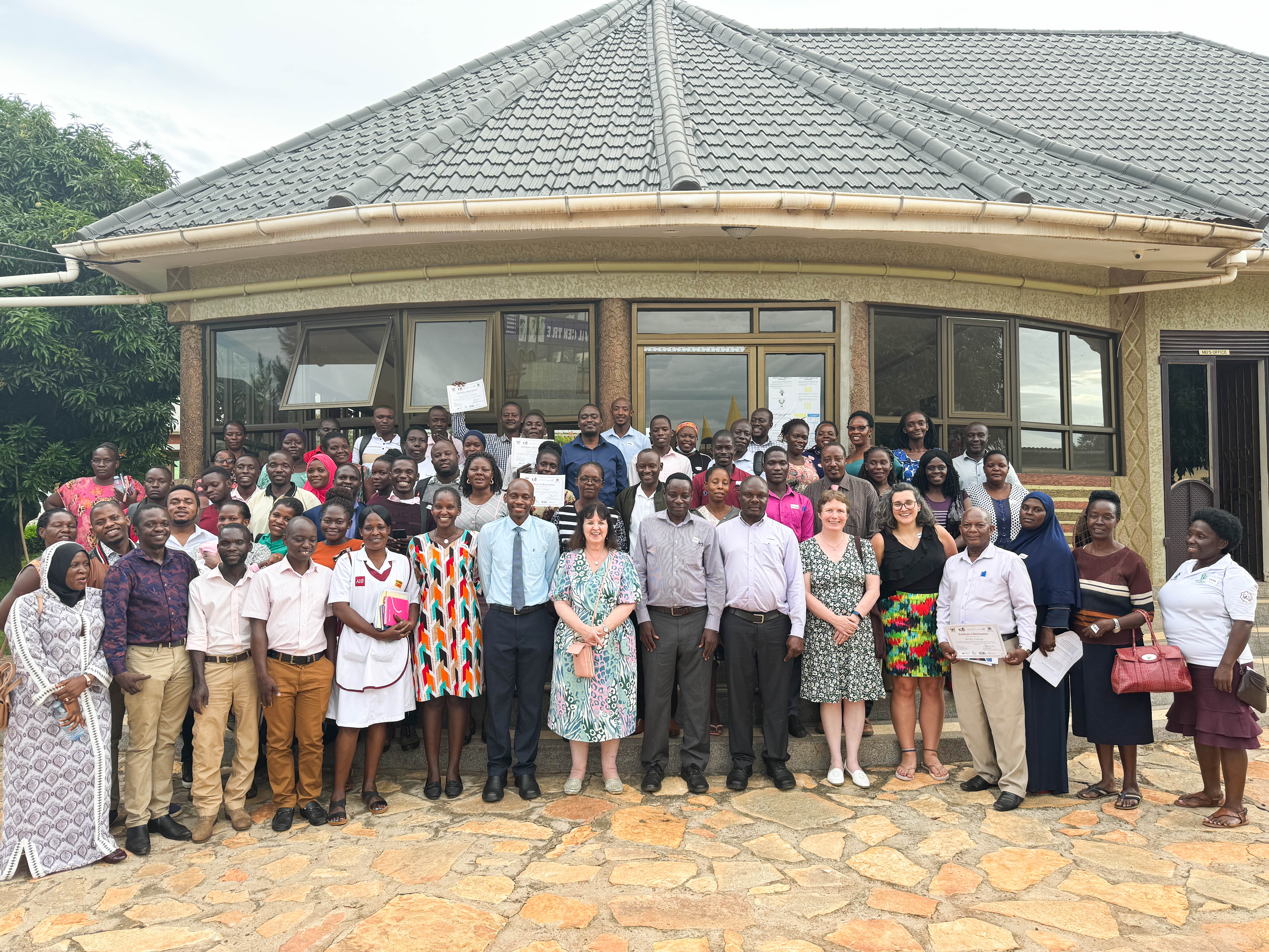 Participants and facilitators of the antimicrobial stewardship workshop in Nakaseke district.