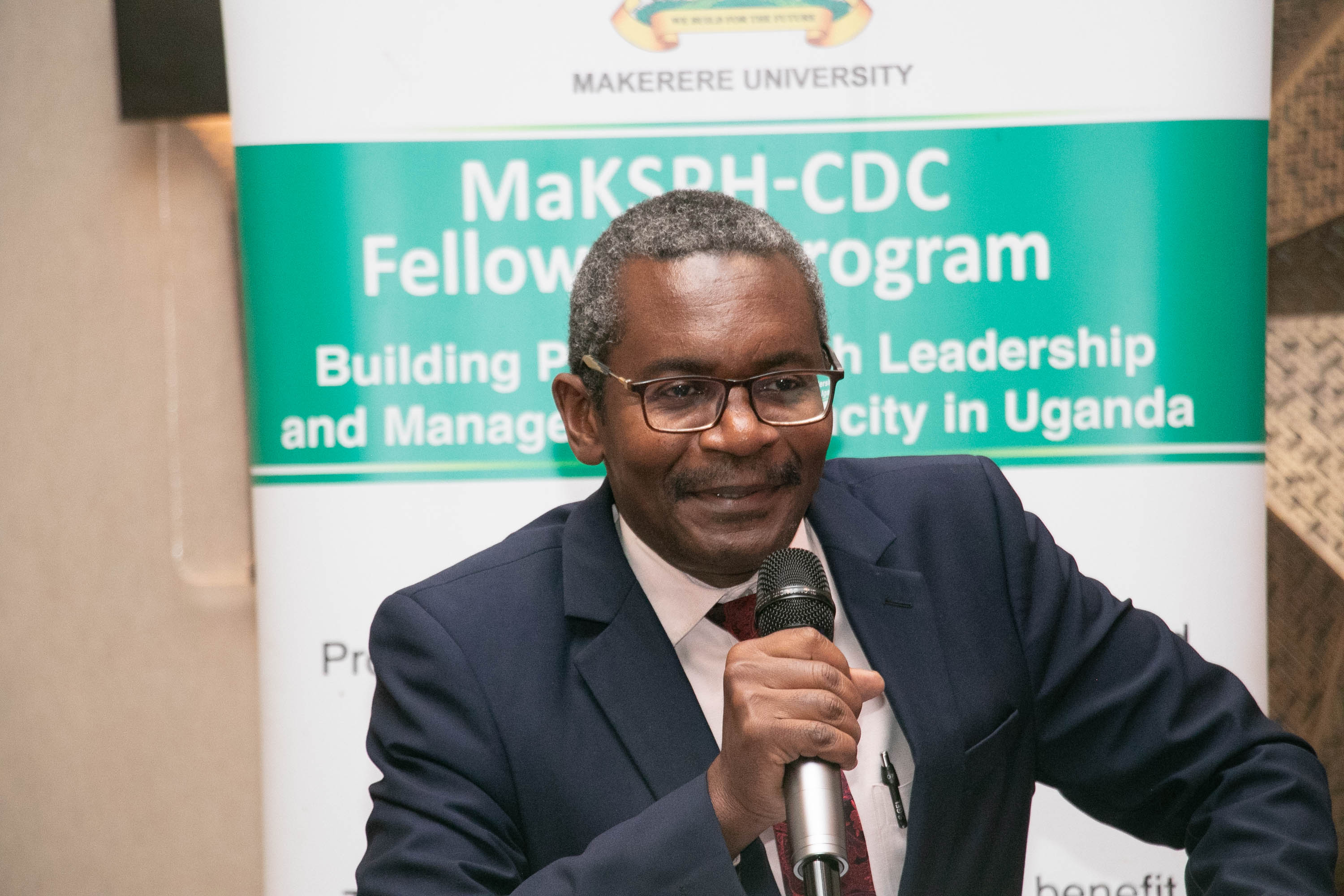 Dr. Henry Kajumbula, the course facilitator and Program Lead for the MakSPH-IPC fellowship