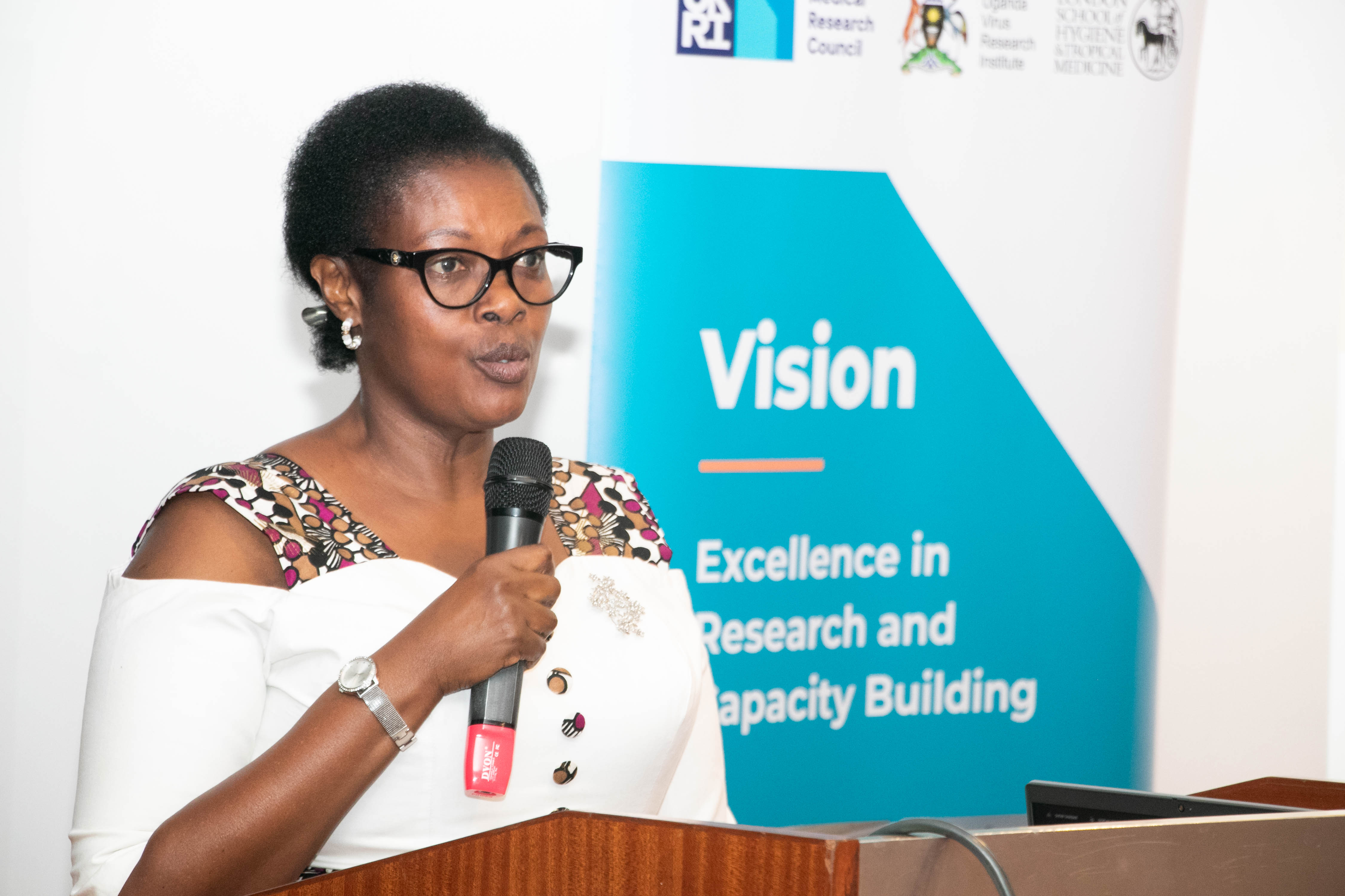 Hon. Margaret Muhanga, the State Minister for Primary Health Care