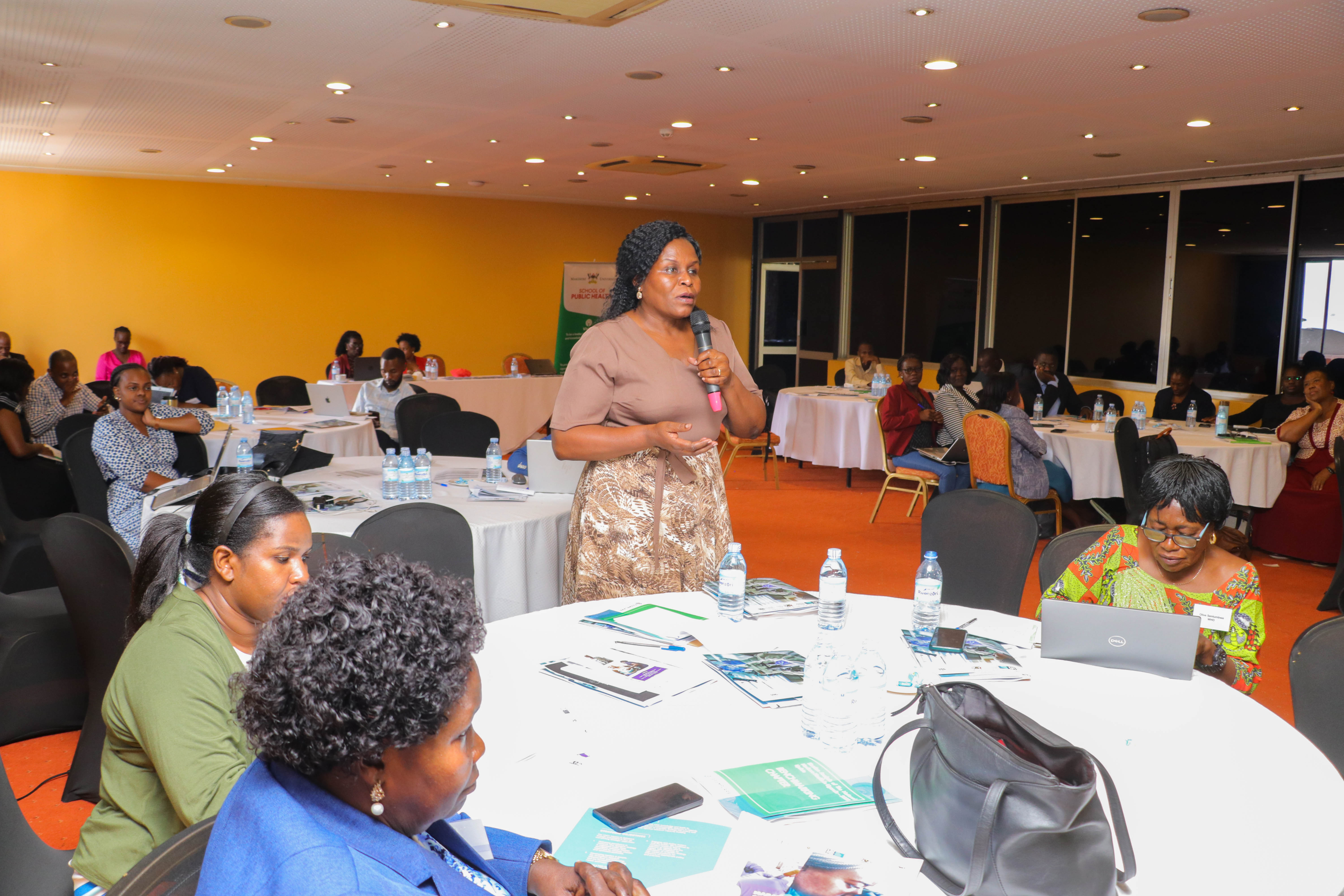 Participants engage during the High-level Round Table Discussion on Newborn Health at Kabira Country Club in Kampala,12th June 2024.