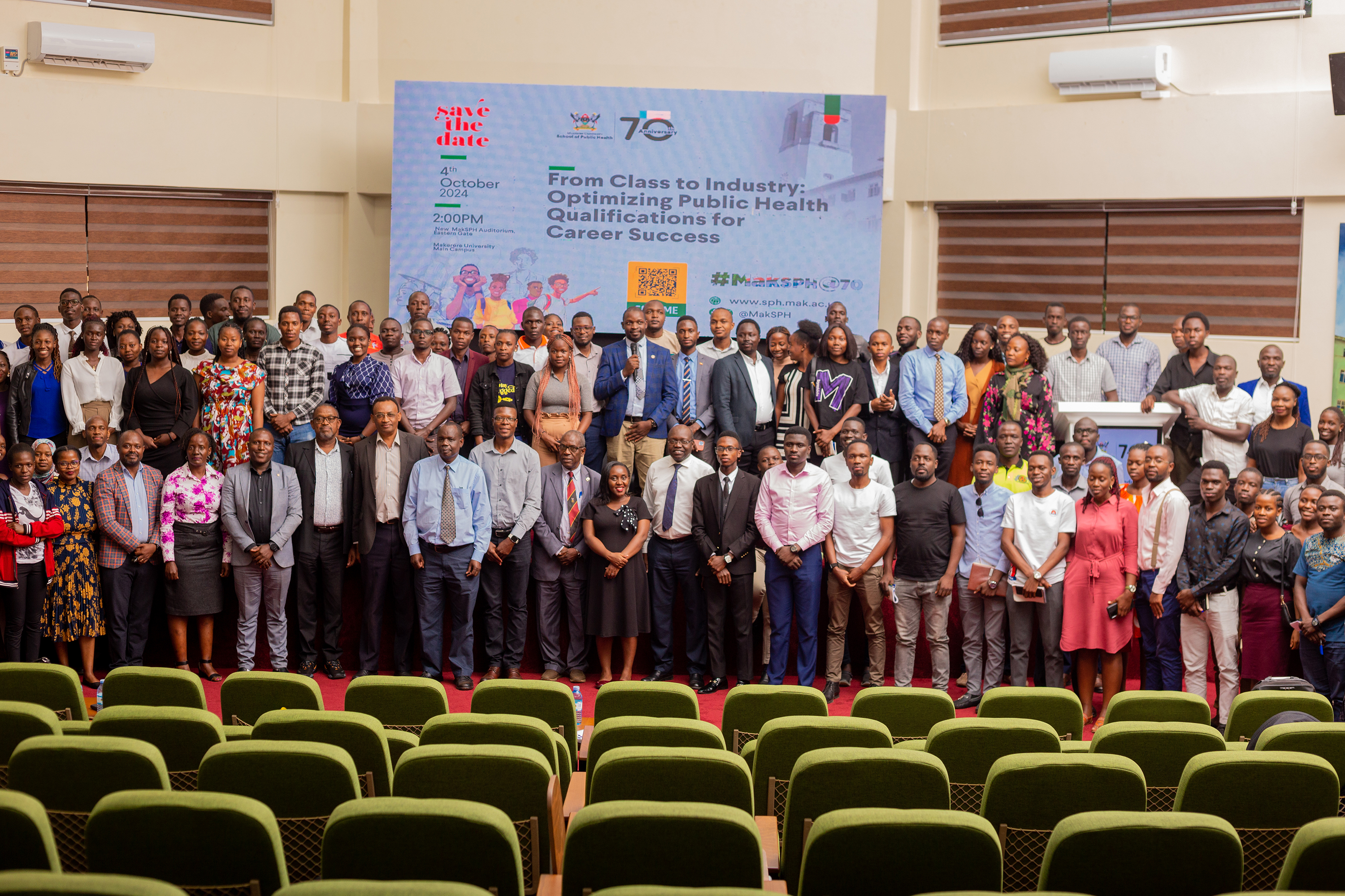 Group Photo during the MakSPH Career Guidance Session, 4th October 2024.