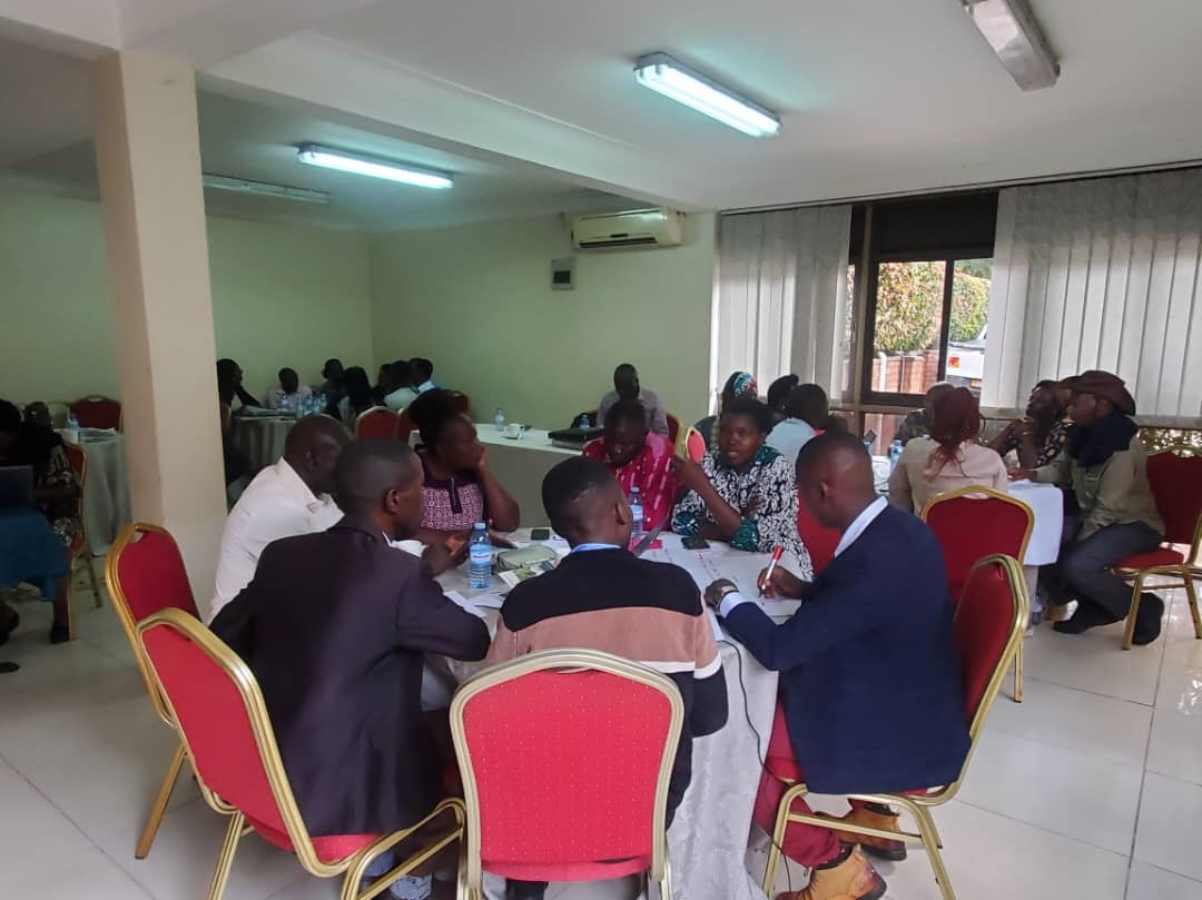 Participants of the workshop during a group discussion