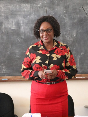 Dean of MakSPH,  Prof Rhoda Wanyenze