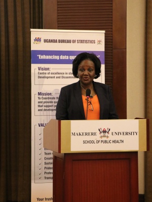 Dean of Makerere University School of Public Health (MakSPH), Dr Rhoda Wanyenze