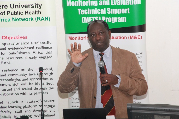 Prof. Charles Ibingira, the Principal Makerere University College of Health Sciences